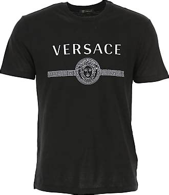 t shirt nera scritte versace rossa 239|Collezione magliette e T.